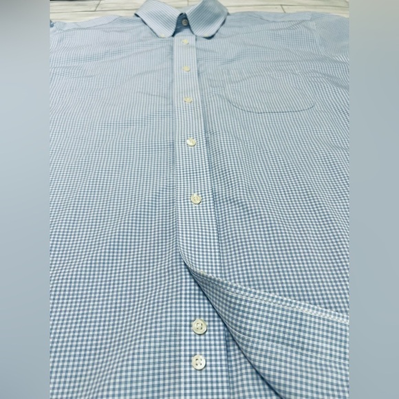 BROOKS BROTHERS‎ Men’s Short Sleeve Button Down Traditional Fit Shirt Neck 17 - Picture 6 of 9